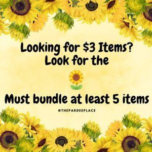 🌻FOR BUNDLES ONLY🌻 Minimum of 5 Items!